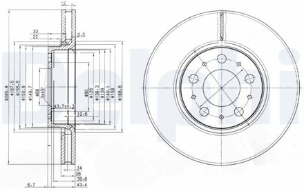 Volvo Remschijf BG3513