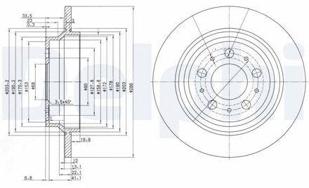 Volvo Remschijf BG3515