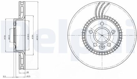Volvo Remschijf BG3784