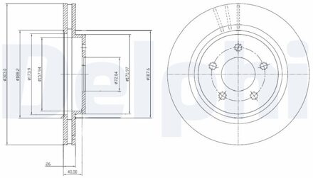 Volvo Remschijf BG4240C