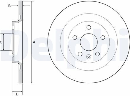 Volvo Remschijf BG4966C