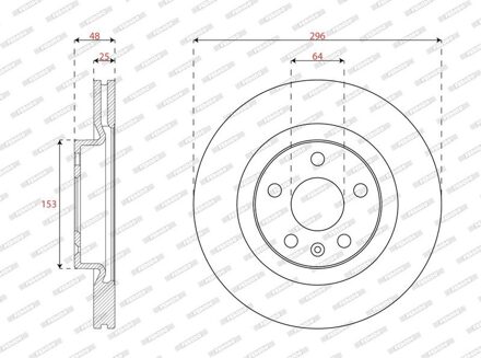 Volvo Remschijf DDF3036C