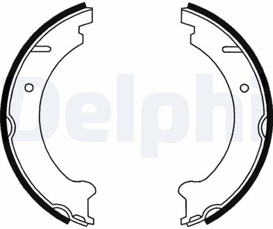 Volvo Remschoenset, parkeerrem LS1781