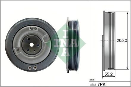 Volvo Riemschijf, krukas 544050610