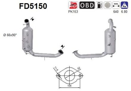 Volvo Roetfilter, uitlaatinstallatie FD5150