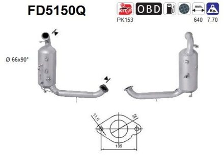 Volvo Roetfilter, uitlaatinstallatie FD5150Q