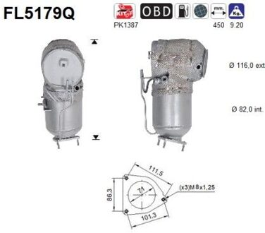 Volvo Roetfilter, uitlaatinstallatie FL5179Q