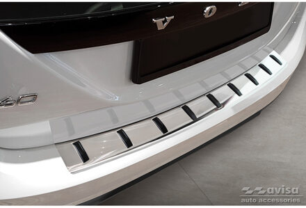 Volvo RVS Bumper beschermer passend voor Volvo V60 2010-2018 & V60 Cross country 2015-2018 'STRONG EDI AV252016