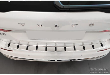 Volvo RVS Bumper beschermer passend voor Volvo XC60 II 2017-2021 & Facelift 2021- (incl. R-Design) 'ST AV252015