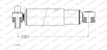 Volvo Schokdemper T5469