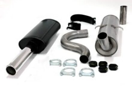 Volvo Simons uitlaat passend voor Volvo 740/760 Turbo met katalysator 024H6