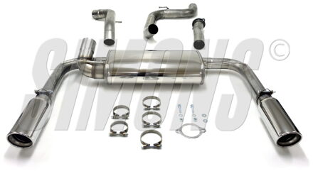 Volvo Simons uitlaat passend voor Volvo S40/V50 T19HAR