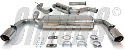 Volvo Simons uitlaat passend voor Volvo V40 T2/T3/T4/T5 4-cilinder 2013+ 019HKR