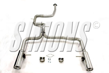 Volvo Simons uitlaat passend voor Volvo V70 2WD 2007- 02DDH51R