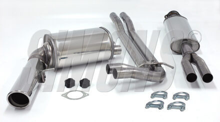 Volvo Simons uitlaat passend voor Volvo V70 AWD 2004- 02BH8R