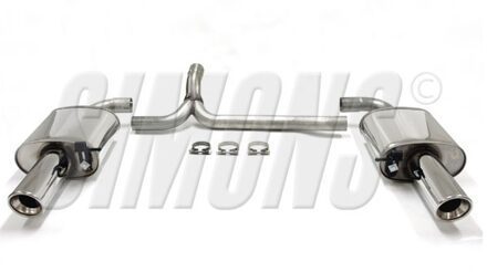 Volvo Simons uitlaat passend voor Volvo V70/XC70 T6 AWD 2007- 02DDB41R