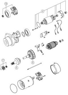 Volvo Startmotor / Starter MS783