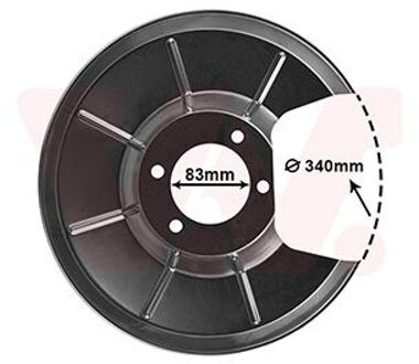 Volvo Stofschild Achter R 5922374