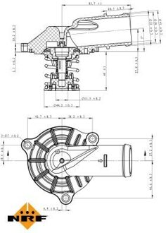 Volvo Thermostaat, koelvloeistof 725223