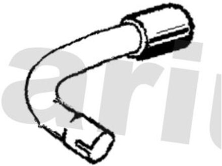 Volvo Uitlaatpijp 110656