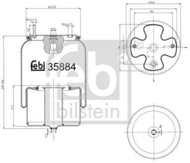 Volvo Veerbalg, luchtvering 35884