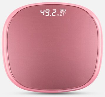 Volwassen Hoogte Speciale-Vormige Badkamer Weegschaal Smart Elektronische Weegschalen Gehard Glas Led Digitale Huishoudelijke Weegschalen roze usb charging