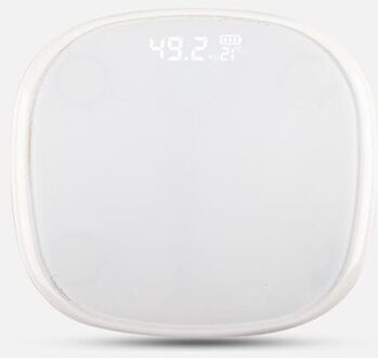 Volwassen Hoogte Speciale-Vormige Badkamer Weegschaal Smart Elektronische Weegschalen Gehard Glas Led Digitale Huishoudelijke Weegschalen wit usb charging