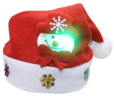 Volwassen Kerstmuts Elanden Sneeuwpop Kerstman Mode Rode Accessoire Xmas Klatergoud sneeuwman