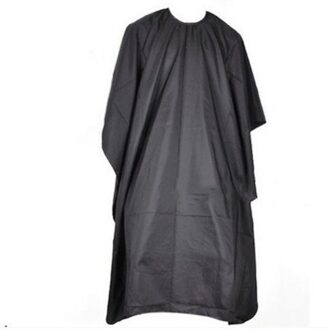 Volwassen Kind Haar Snijden Mantel Haar Scheren Waterdichte Schort Diy Haar Knippen Barber Gown Cover Salon Stijl Schoonmaken Paraplu Cape Apron zwart