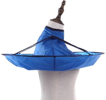 Volwassen Kind Haar Snijden Mantel Haar Scheren Waterdichte Schort Diy Haar Knippen Barber Gown Cover Salon Stijl Schoonmaken Paraplu Cape Cloak blauw