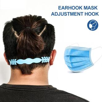 Volwassen Kind Universele Anti-Lear Siliconen Oor Protector Artefact Opknoping Oorhaak Gezicht Maskers Extension Gesp 1