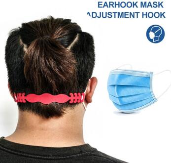 Volwassen Kind Universele Anti-Lear Siliconen Oor Protector Artefact Opknoping Oorhaak Gezicht Maskers Extension Gesp 2