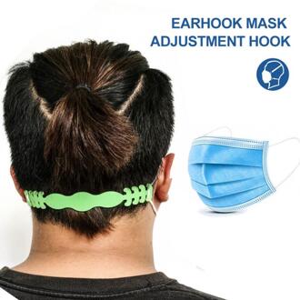 Volwassen Kind Universele Anti-Lear Siliconen Oor Protector Artefact Opknoping Oorhaak Gezicht Maskers Extension Gesp 3
