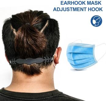 Volwassen Kind Universele Anti-Lear Siliconen Oor Protector Artefact Opknoping Oorhaak Gezicht Maskers Extension Gesp 7