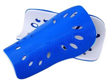 Volwassen Kind Voetbal Sport Leggings Been Platen Kalf Beschermende Gear Voor Sport Been Training Protector Gereedschap Blauw