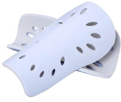 Volwassen Kind Voetbal Sport Leggings Been Platen Kalf Beschermende Gear Voor Sport Been Training Protector Gereedschap wit