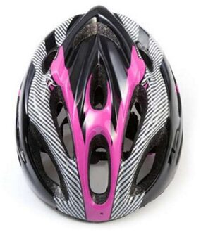 Volwassen Recreatieve Fietshelm Universele Volwassen Fietshelm Veiligheid Helm DO2 roze zwart