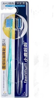 Volwassen Tanden Borstel 2 stks/set Oral Care Tooth Whitening Dental Tooth Pick Tand Orthodontische Tandenstoker Tandenborstel Schoonmaken Gereedschap 1 reeks