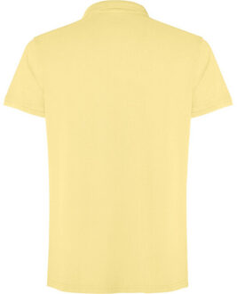 Volwassen uniseks cobain poloshirt met korte mouwen - maat S Geel