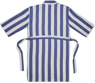 Volwassen uniseks ornos hammam badjas - maat L / XL Blauw