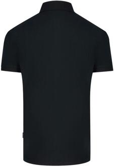 Volwassen Unisex Aldis London Logo Poloshirt (Zwart, Wit) - M