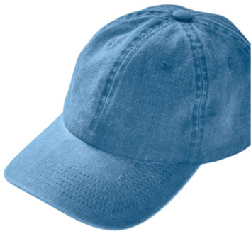 Volwassen unisex beau 6 panel baseballpet - maat One size Blauw