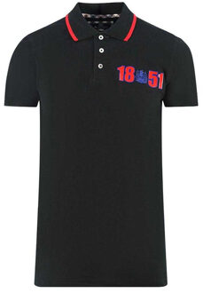 Volwassen unisex poloshirt London 1851 (Zwart) - M