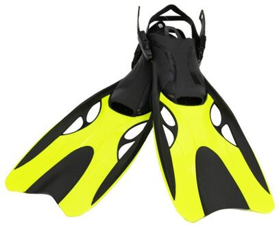 Volwassen Verstelbare Zwemmen Vinnen Duiken Vinnen Zwemmen Flippers geel / L