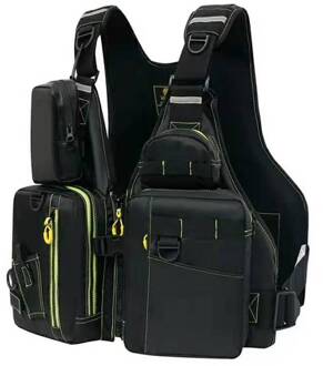 Volwassen Vliegvissen Vest Unisex Polyester Drijfhulpmiddel Zwemmen Varen Zeilen Vissen Leven Vest Outdoor Sport Veiligheid Reddingsvest C