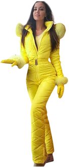 Volwassen Vrouwen Casual Jacket Warme Dikke Snowboard Skisuit Outdoor Sport Rits Skiën Pak 1Pc Vrouwen Playsuit 1pc