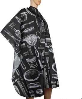 Volwassen Waterdichte Haar Snijden Doek Salon Kapper Cape Kapper Stof Schort Gown Kappers Kapsel Capes
