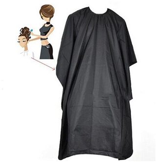 Volwassen Zwarte Salon Hair Kappers Knippen Cape Kappers Winkel Gown Doek Cover Haar Styling Tablier Leveringen Salon
