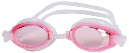 Volwassen Zwembril Recept Optische Bijziendheid Siliconen Anti-Fog Coating Water Dioptrie Zwemmen Duiken Eyewear Bril Roze