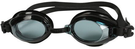 Volwassen Zwembril Recept Optische Bijziendheid Siliconen Anti-Fog Coating Water Dioptrie Zwemmen Duiken Eyewear Bril zwart